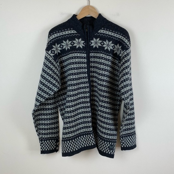Dale of Norway Full Zip Nordic Cardigan Sweater Jacket - Picture 1 of 10